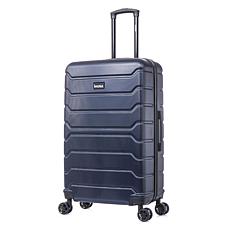 InUSA Trend 28" Large Checked Suitcase with Spinner Wheels