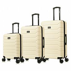 InUSA Trend 3-Piece Lightweight Hardside Spinner Luggage Set