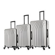 InUSA Vasty 3-Piece Lightweight Hardside Spinner Luggage Set