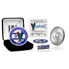 Israel World Baseball Classic 2026 Silver-Plated Coin