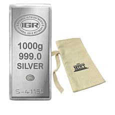 Istanbul Gold Refinery (IGR) 1 Kilogram 99.9% Silver Bullion Bar