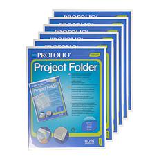 Itoya Profolio Project Folders 8.5" x 11" 6-Pack