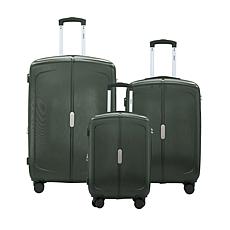Izod Mateo 3-Piece Hard Shell Spinner Luggage Set
