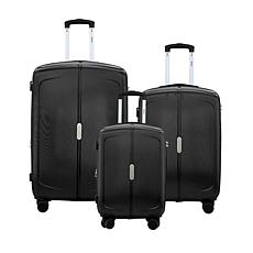 Izod Mateo 3-Piece Hard Shell Spinner Luggage Set