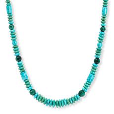 Jay King 18" Heavenly Well Lake Turquoise Graduated Beaded Necklace