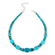 Jay King Chilean Royal Blue Turquoise Bead 18" Necklace
