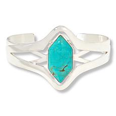 Jay King Gallery Collection Freeform Chilean Turquoise Cuff Bracelet