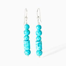 Jay King Heavenly Well Turquoise Earrings, Sterling Silver