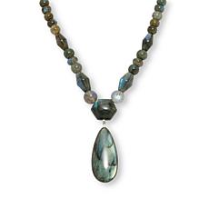 Jay King Labradorite Teardrop 18" Necklace