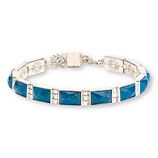 Jay King Neon Blue Apatite Bracelet with Magnetic Clasp