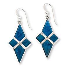 Jay King Sterling Silver Apatite Drop Earrings