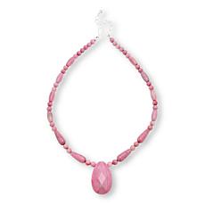 Jay King Sterling Silver Argentinian Rhodonite Necklace