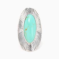Jay King Sterling Silver Campitos Turquoise Ring