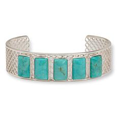 Jay King Sterling Silver Chilean Turquoise Cuff Bracelet