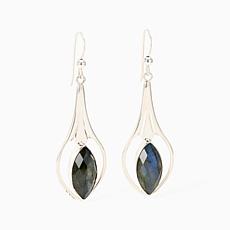 Jay King Sterling Silver Labradorite Earrings