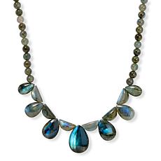 Jay King Sterling Silver Madagascar Labradorite Necklace