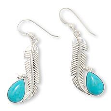 Jay King Sterling Silver Royal Blue Turquoise Earrings