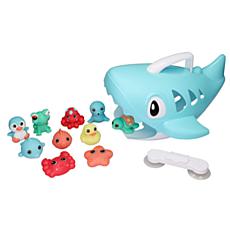 JC Toys Lots to Play Toys Shark Scoop Bath Toy Storage and Accessories