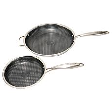 Jet Tila Hybrid Tri-Ply 8" and 12" Nonstick Skillet Set
