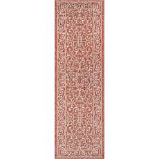 JONATHAN Y Charleston Vintage Filigree Indoor/Outdoor 2' x 10' Runner