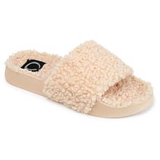 Journee Collection Women's Faux Fur Haimi Slipper