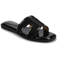 Journee Women's Primah Flat Slide Sandals