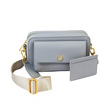Joy Clean & Chic Saffiano Leather Crossbody Bag Plus Card Case