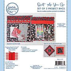 June Tailor Quilt As You Go Project Bag Kit-Red Zippity-Do-Done™