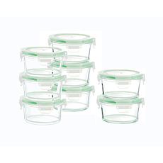 Kinetic Glassworks 16-piece Round 33 oz. Food Storage Set