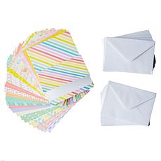 Kingston Crafts Spring 120-piece Card Base and Envelope Set