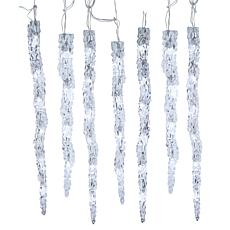 Kurt Adler 60-Light Dual Color Pure White/Warm White LED Icicle Lights