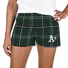 Ladies 100% Cotton Flannel Lounge Shorts with Heat Transfer