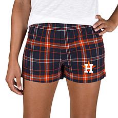 Ladies 100% Cotton Flannel Lounge Shorts with Heat Transfer