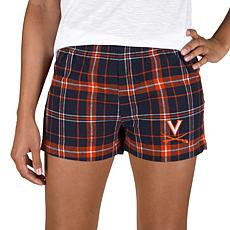 Ladies 100% Cotton Flannel Lounge Shorts with Heat Transfer