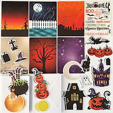 LDRS Creative Halloween Card-Making Kit - Makes 18 Cards