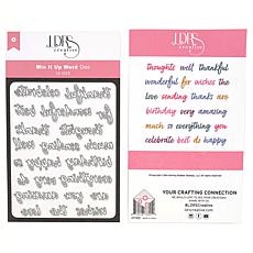 LDRS CREATIVE Mix-It-Up Inspirational Word Dies - Set of 22