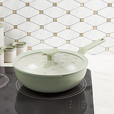 Leo Balance 11" Wok Pan 4.4qt with Glass Lid