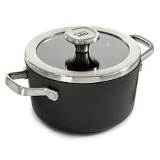 Leo Graphite 8" Stockpot 3.3qt with Glass Lid