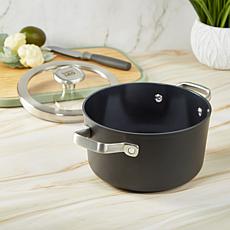 Leo Graphite 8" Stockpot 3.3qt with Glass Lid