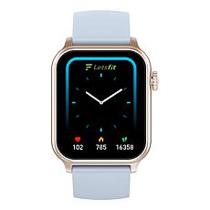 Letsfit E52 Rose Goldtone Bezel Smart Watch
