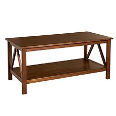 Linon Home Thomas Coffee Table - Antique Tobacco