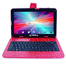 LINSAY 10.1" 64GB Android 15 Tablet with Keyboard Case