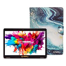LINSAY 10.1" Octa Core 128GB Tablet Bundle