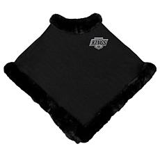 Little Earth NHL Los Angeles Kings Faux Fur Trim Poncho