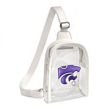 Littlearth NCAA Kansas State Wildcats 3D Logo Clear Mini Sling