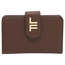 London Fog Slim Pebble Snap Organizer Wallet