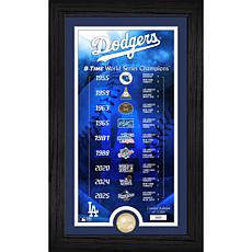 Los Angeles Dodgers 9x World Series Champions Legacy Frame