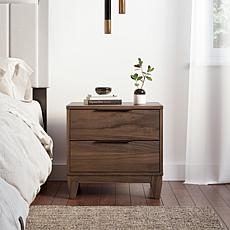 Mackay Traditional 17.72" Two-Drawer Nightstand