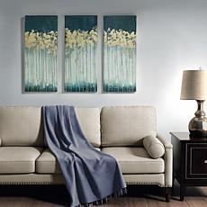 Madison Park Midnight Forest Gel Coat Canvas  - 3pc Set