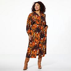 Mark & James by Badgley Mischka Harper Belted Midi Shirt Dress